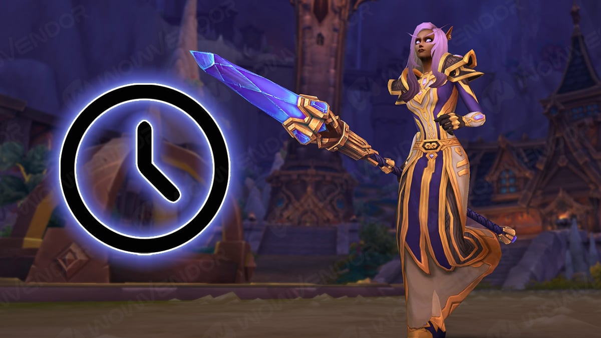 WoW weekly reset central timer showcase.