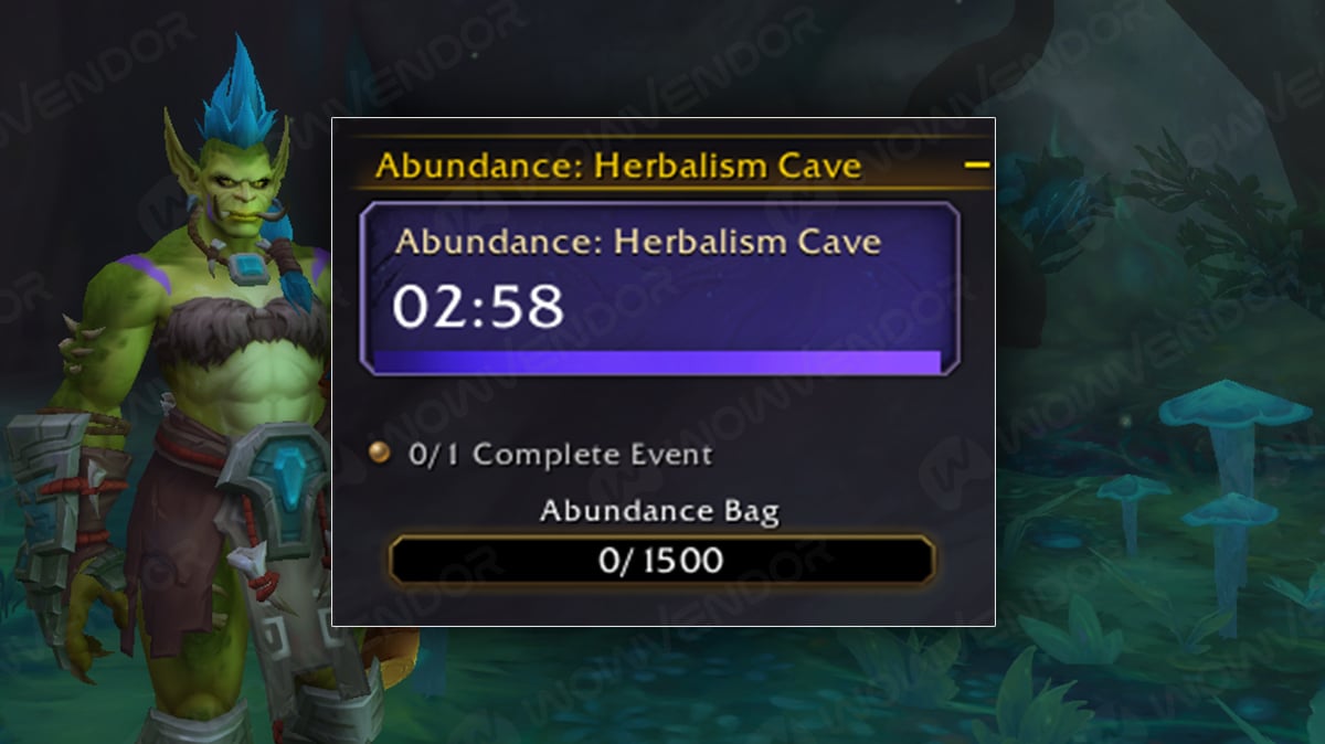 Abundance timer screenshot from WoW Midnight.