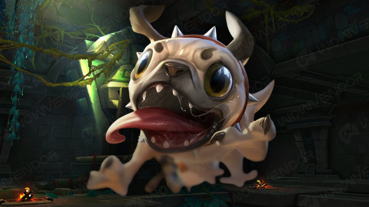 World of Warcraft image featuring a pug, used to illustrate a pugging guide for the Midnight expansion.