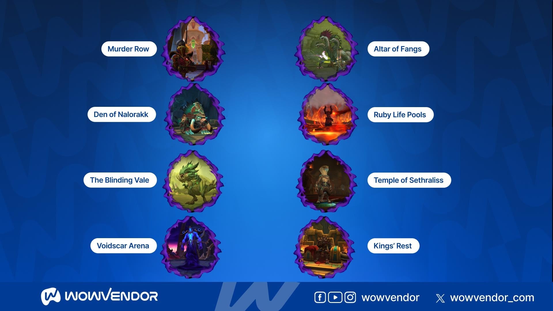 Midnight M+ dungeons rotation Season 2