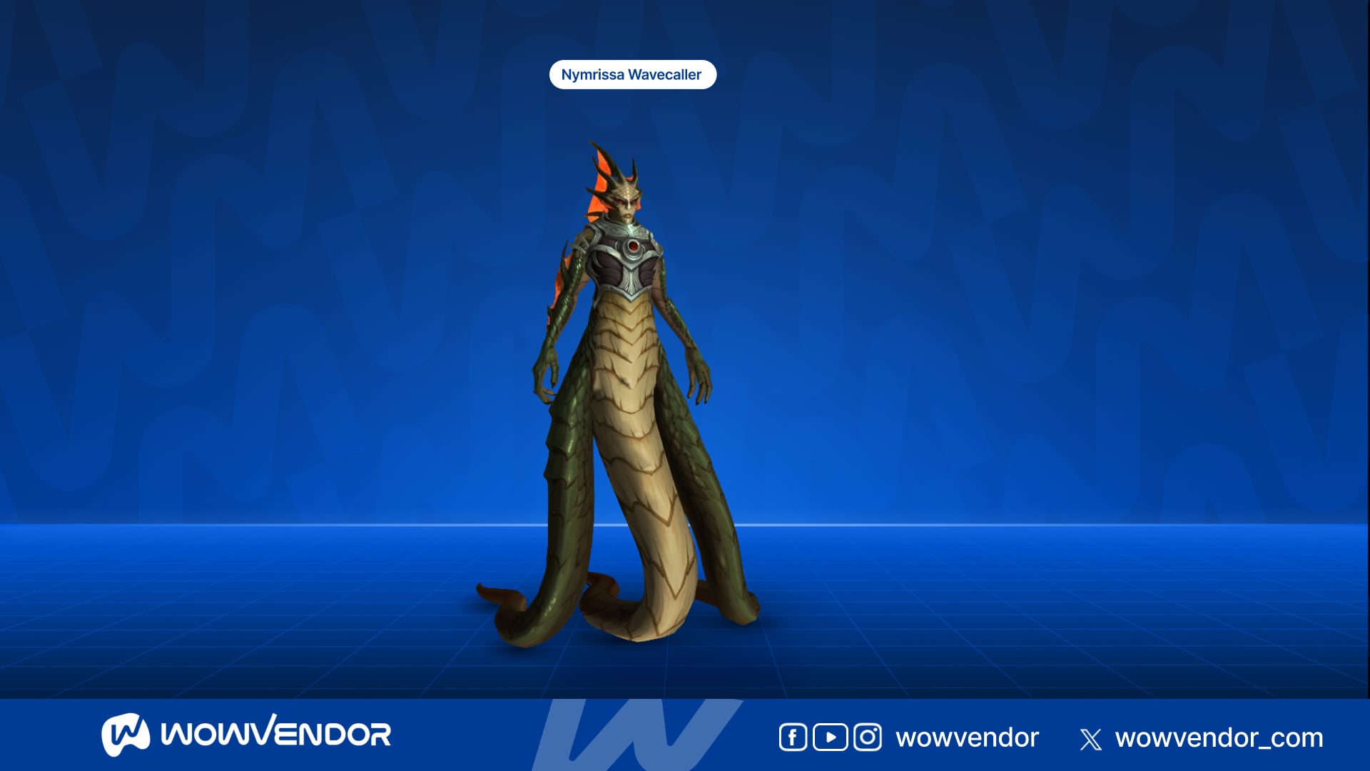 Artwork of Nymrissa Wavecaller from The Tidebound Grotto in World of Warcraft