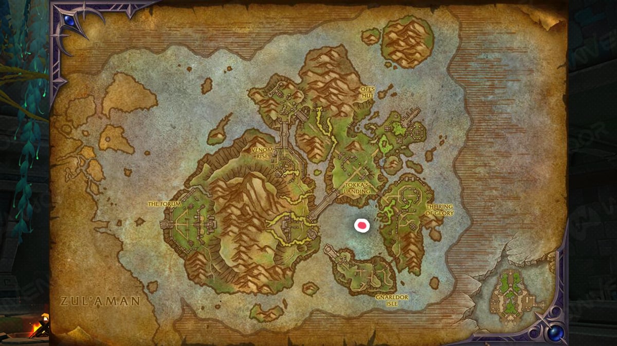 WoW Tidebound Grotto location.