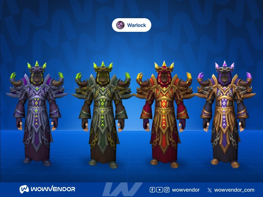 WoW Forever Warlock raid tier set