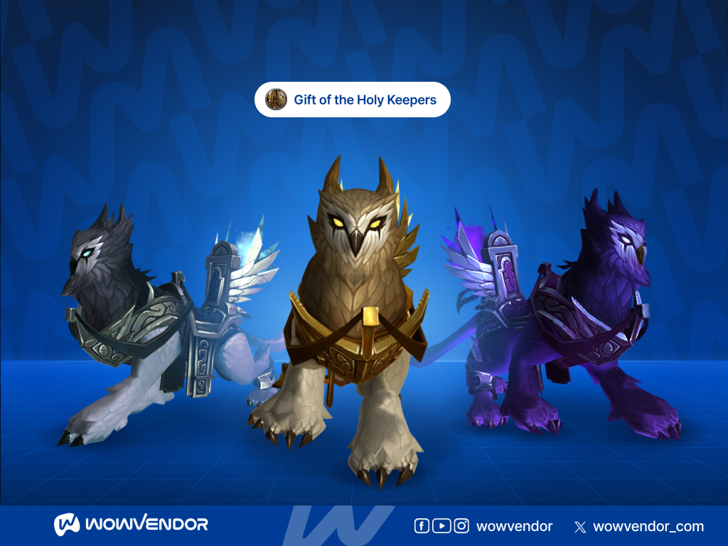 WoW Priest mount Gift of the Holy Keepers
