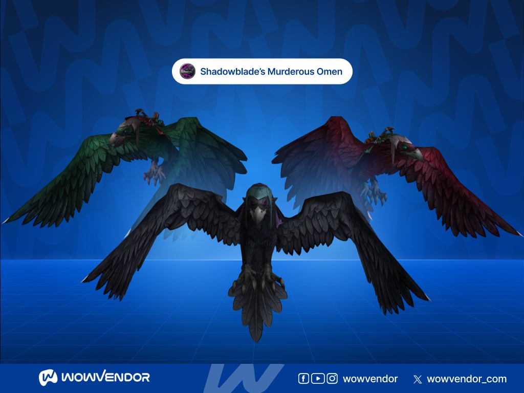 WoW Shadowblade’s Murderous Omen mount