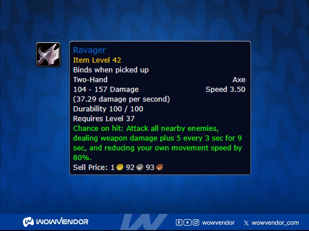 World of Warcraft Forever Ravager Boost