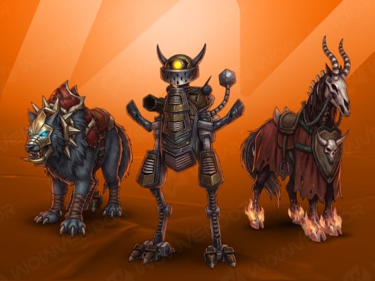World of Warcraft Forever  Black war mounts boost