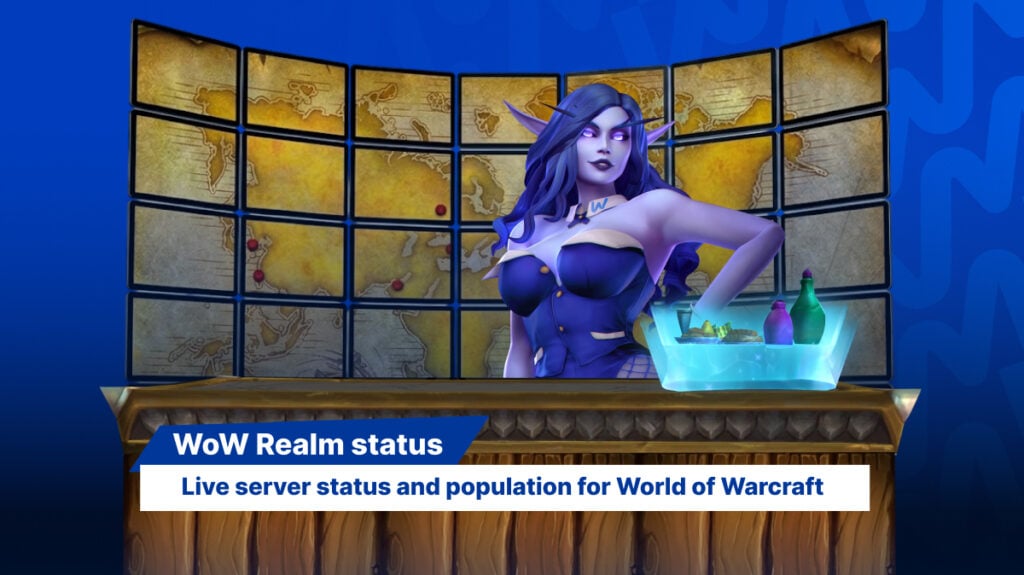 WoW Realm status at WowVendor
